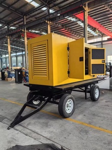 Groupe électrogène diesel silencieux Ricardo de type remorque 40 kVA 30 kW 36 kW 40 kW 50 kW 60 kVA - Product Image 4