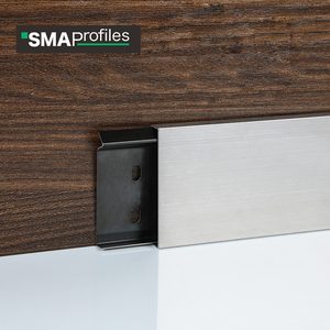 Smaprofilesprofiles 100mm thép không gỉ SS304 Ốp chân tường giá tường và sàn chuyển tiếp - Product Image 4