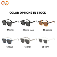TWOOO T1781 OEM Nouvelles Lunettes de Soleil Carrées Polarisées Tendance Rétro Vente Chaude Personnalité Monture Fine à la Mode Vente en Gros Usine