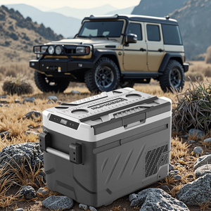 Alpicool EZD50 Nevera Portátil para Camping, Refrigerador de Energía Solar de 12V, Caja Refrigeradora de Doble Uso, Refrigerador de Coche con Compresor de Zona Única - Product Image 1