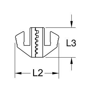 KS <b>TOOLS</b> Pair of <b>crimp</b> inserts for <b>wire</b> end ferrules, Ø 0.5 - 4 mm - Product Image 4