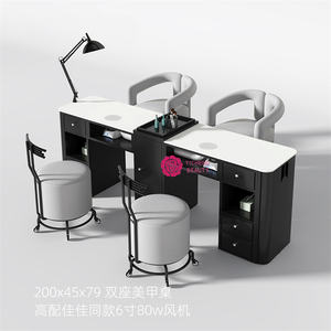 Yicheng Beauty Offre spéciale Table de <span class=keywords><strong>manucure</strong></span> <span class=keywords><strong>avec</strong></span> chaise Table de salon de <span class=keywords><strong>manucure</strong></span> multifonctionnelle en marbre <span class=keywords><strong>avec</strong></span> <span class=keywords><strong>aspirateur</strong></span> à vendre - Product Image 6