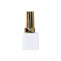 Flacon de gloss à lèvres en verre transparent de 10 ml, emballage de luxe en verre à paroi épaisse avec un applicateur