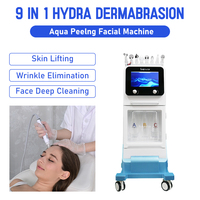 Appareil de soin du visage à l'oxygène hydrogéné, dermabrasion faciale, éclaircissement du teint, renouvellement de la peau, élimination des points noirs, machine de soin du visage à l'oxygène