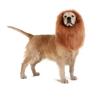 Lion Mane Wig Large Sized Durable Easy to Use Dog Costume
