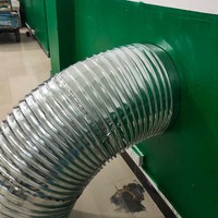 Machine ondulée automatique de vague de tuyau de tube de coude de tuyau de ventilation d'acier inoxydable de tuyau d'échappement de fumée
