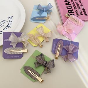 Sayoung Oem/Odm Vente en gros Logo personnalisé Coiffure Usage quotidien Salon Maquillage Pelle Forme d'arc Pinces à <span class=keywords><strong>cheveux</strong></span> sans courbure - Product Image 3