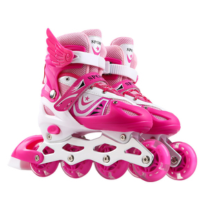 Patines en Línea Ajustables para Niños y Adolescentes EACH, con Ruedas de PVC y Soporte de Aluminio, Modelo YK-07 - Product Image 5