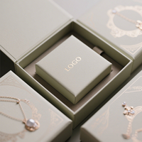 Fourniture d'emballage en papier personnalisé Boîte cadeau magnétique de qualité supérieure Boîte à bijoux à tiroir Boîte à bijoux en carton réutilisable avec logo Feuille d'or