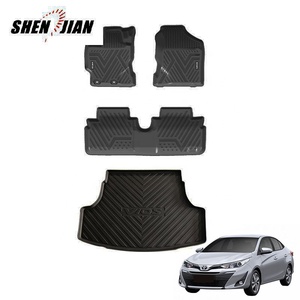 <span class=keywords><strong>De</strong></span> <span class=keywords><strong>auto</strong></span> parte trasera maletero bandeja cubierta alfombras <span class=keywords><strong>de</strong></span> piso vios coche mat - Product Image 1