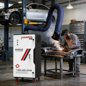 <span class=keywords><strong>Extractor</strong></span> de Humos Portátil Manual de Uno o Dos Brazos para Taller de Fabricación de Chapa Metálica, Equipo Industrial de Limpieza de <span class=keywords><strong>Aire</strong></span> - Product Image 2