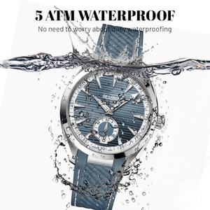 Reloj de Cuarzo de Acero Inoxidable de Lujo Hecho a Medida, con Cristal de Zafiro, Resistente al Agua y a los Arañazos, con Logotipo Personalizado - Product Image 3