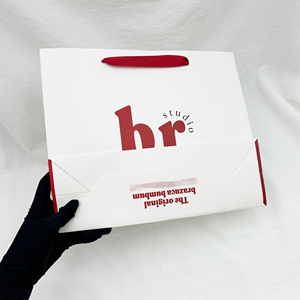 Sacs à provisions en papier bon marché imprimés personnalisés avec poignées <span class=keywords><strong>pour</strong></span> chaussures ou cadeaux sac en papier chaussures - Product Image 4