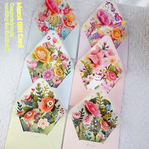 <span class=keywords><strong>Carte</strong></span> <span class=keywords><strong>de</strong></span> vœux 3D en forme d'enveloppe avec fleurs surprise - <span class=keywords><strong>Carte</strong></span> créative faite à la main pour Thanksgiving, mariage et anniversaire - Product Image 2