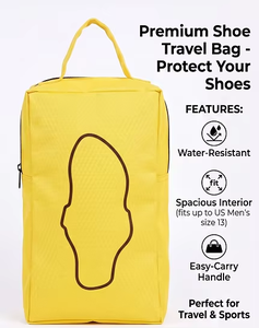 Pochette de rangement imperméable pour chaussures avec design anti-poussière pour les voyages, les chaussures de sport, les chaussures habillées et les baskets décontractées - Product Image 2