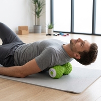 Balle de massage vibrante en silicone personnalisée OEM, masseur électrique doux pour tissus profonds, contrôle de la vitesse à 5 niveaux, vente en gros