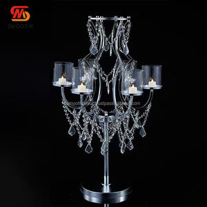 Support de Bougie Votive en Métal Lisse, Centre de Table de Mariage, Design Miroir Doré Transparent, Taille Personnalisable - Product Image 4