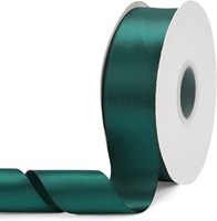 OKAY Fabrik 1-1/2" X 100 Yards Einseitiges Satinband 100% Polyester Stoff Hohe Reißfestigkeit Azo-frei Cadmium-frei für Geschenke