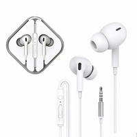 Écouteurs personnalisés de 3.5mm Écouteurs peints filaires Casque filaire Mains libres bon marché Casque filaire multicolore avec micro pour iPhone OEM