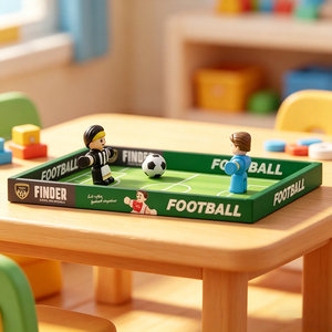 Mini juego de fútbol con marionetas de dedo, juego interactivo de fútbol de mesa para 2 jugadores, juguete para niños, juego familiar para fiestas - Product Image 5