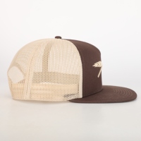 Gorra Snapback de Hip Hop de 5 paneles de alta calidad, tamaño personalizado, logotipo bordado 3D plano, sombrero de malla de ala plana para rendimiento, modelo ODM