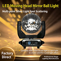 Nouvelle Lampe à Tête Mobile LED IP65 Effet Boule Miroir 120W DMX512 pour Clubs, Mariages, Fêtes, Scènes, Bars, KTV et Événements