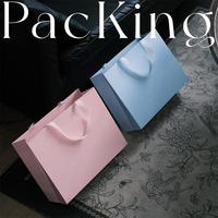 Sac de ceinture intérieur en tissu en stock, sac en papier, sac de shopping, sac à vêtements