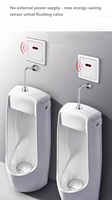Nouvelle technologie d'économie d'énergie WC sans contact Toilette automatique à capteur Urinoir Urinoir encastré Robinet de chasse d'eau