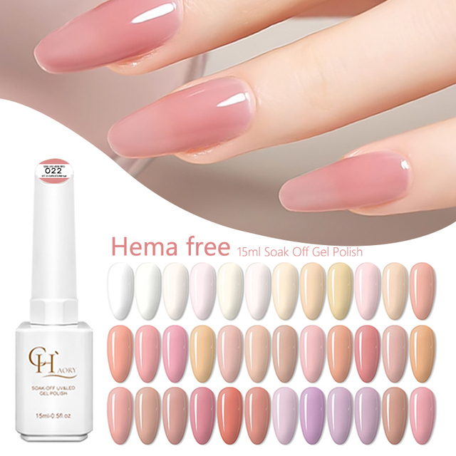 Nail Supplies Wholesale CHAORY Private Label Non-Toxic 72 Color Hema Free Rubber Base Gel MSDS Certified Very Good Nail Gel