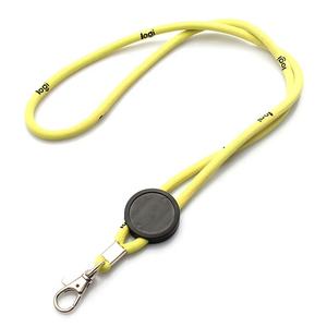 Lanière élastique en polyester personnalisée, ronde durable, tissée avec gaufrage, sérigraphie, impression offset, sangle de cou pour téléphone - Product Image 4