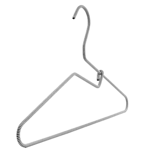 Wholesale Open End Clothes <strong>Hanger</strong> Non Slip Cheap <strong>Hanger</strong> Clothing Rope Covered <strong>Wire</strong> Metal <strong>Hangers</strong> - Product Image 3