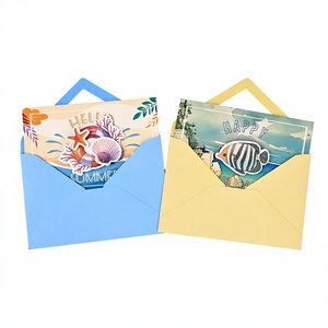 Juego de Tarjetas de Felicitación Navideñas de Estilo Occidental con Impresión a Color Personalizada de Sailen, Logotipo Personalizado, Hermoso y Artístico - Product Image 3