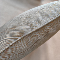 Housse de coussin personnalisée, décoration d'intérieur, coussin décoratif de luxe en jacquard métallique, vente en gros, fournisseur d'usine