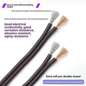<span class=keywords><strong>Cable</strong></span> de <span class=keywords><strong>Altavoz</strong></span> Paralelo de PVC Ultraflexible de 12AWG y 16AWG, para Amplificador/Sonido Envolvente, <span class=keywords><strong>Cable</strong></span> de Audio de Alta Fidelidad - Product Image 3