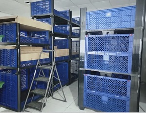 Offre Spéciale rayonnages de palettes industriels robustes, étagère de stockage en plastique, étagères empilables - Product Image 6