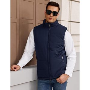 Chaleco Acolchado con Forro Polar para Hombre FOXA, Cierre de Cremallera, Chaqueta sin Mangas Cálida para Senderismo al Aire Libre con Bolsillos - Product Image 4