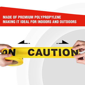 Cinta de Seguridad Impermeable para Construcción, para Áreas Peligrosas, Decoración de Fiestas, Cinta de Precaución para Halloween - Product Image 5