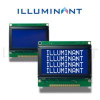 Modul LCD Mono 16x4 Karakter Tipe 2.36 Inci FSTN Negatif Konektor Pin COB 8-bit Paralel 200 Nits Transmisif Putih 6/12