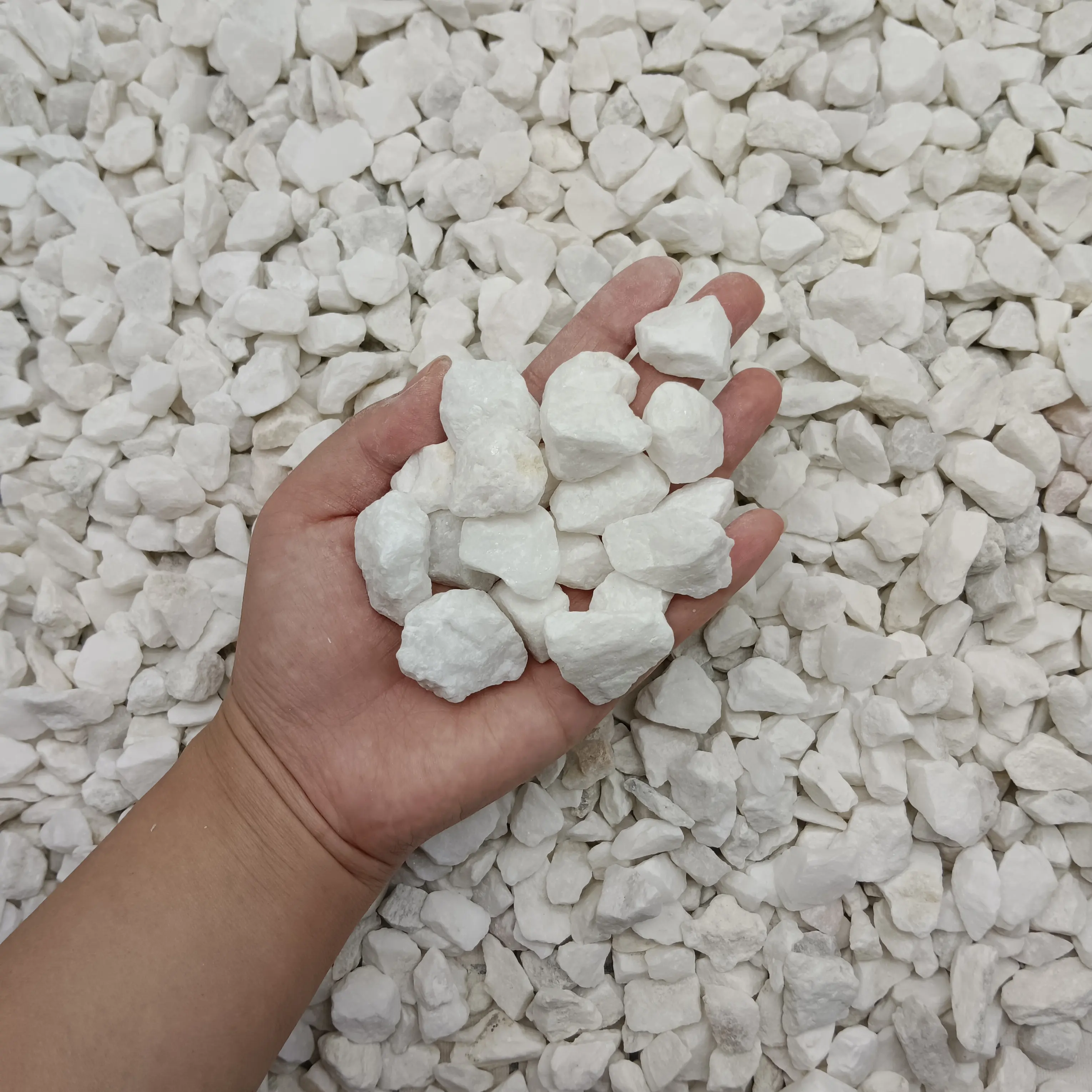 White polyurethane resin binder gravel rubble granulate stone crush for pathways Garden Park Flooring Paving