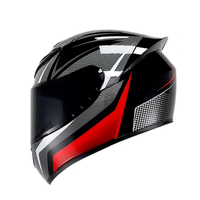 Casque de moto intégral rétro pour hommes et femmes, casque de scooter vintage avec visière, taille universelle toutes saisons