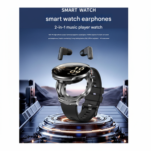 Casque d'appel Bluetooth T100 2-en-1 montre intelligente sport multifonction NFC rappel de message - Product Image 1