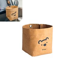 Impression personnalisée de votre propre logo, sac en papier kraft recyclable pour plantes en pot, lavable, de qualité alimentaire, imperméable, pour l'emballage des plantes en pot