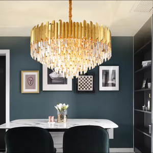 Hot Sale Decorative Hanging Pendant <b>Light</b> Beautiful Living Room Modern Crystal <b>Chandelier</b> - Product Image 2