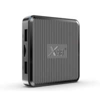 جهاز استقبال تلفزيوني أندرويد 11 X96Mini مع واي فاي مزدوج ودقة 4K، ذاكرة 1 جيجا/8 جيجا أو 2 جيجا/16 جيجا، معالج Amlogic S905W2، الأكثر مبيعًا