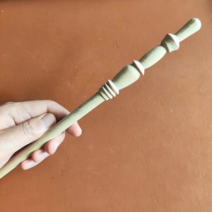 Varita Mágica de Madera de Abedul de 35.5 cm de Largo para Dibujar y Cosplay, Varita Mágica de Madera Ecológica - Product Image 4