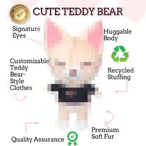 Figura de Peluche para Niños, Juguete de Peluche Relleno de Algodón PP, Peluches Personalizados de Smiling Critters, Certificados como Seguros, Unisex - Product Image 2