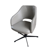 Fauteuil lounge moderne à dossier haut avec structure en bois, siège individuel, fauteuil de détente pour hôtel, chambre à coucher, salon