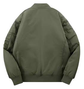 Унисекс двусторонняя термокуртка-бомбер |   Винтажное зимнее пальто в стиле авиатора |   Двусторонняя повседневная дышащая куртка для полетов (передняя часть) - Product Image 3