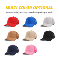 Casquettes de baseball et casquettes trucker pour hommes, 5 panneaux, en maille unie, à fermeture snapback, de haute qualité, vente en gros, design classique, personnalisation de votre logo