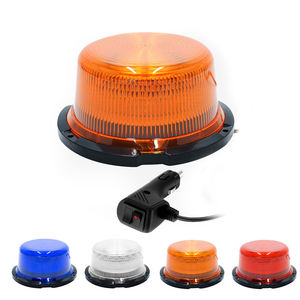 Светодиодный стробоскоп-вспышка, аварийный маяк для автомобиля, грузовика, на крышу, с магнитным основанием, 12В, универсальный, сигнальный, мигающий свет - Product Image 1